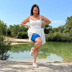 Stay Cool Chub Rub Shorts - Dolce Blue