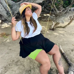 Stay Cool Chub Rub Shorts - Kiwi