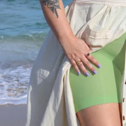 Stay Cool Chub Rub Shorts - Matcha