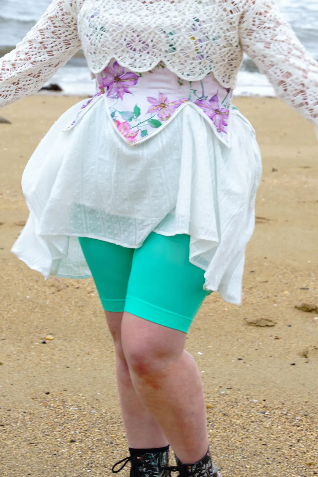 Stay Cool Chub Rub Shorts - Mint Leaf