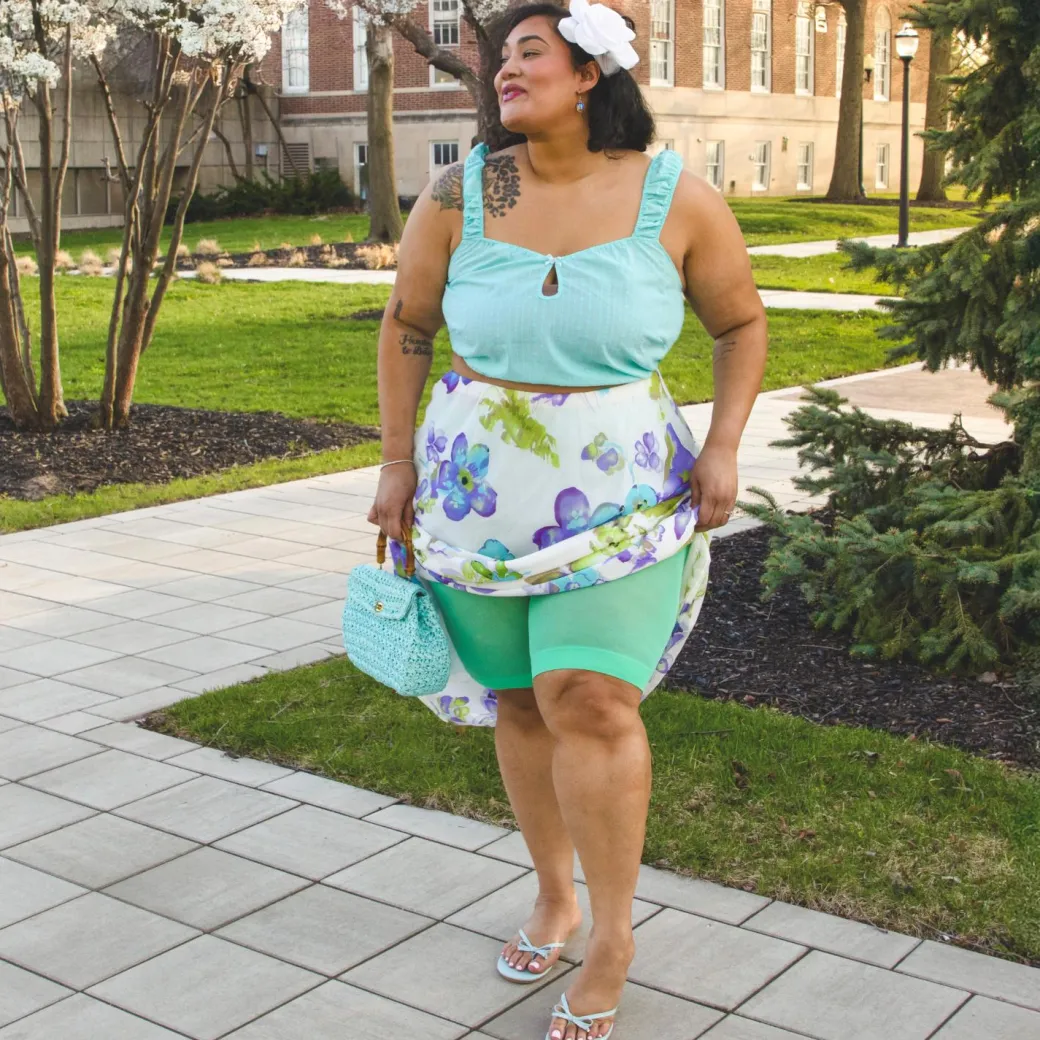 Stay Cool Chub Rub Shorts - Mint Leaf
