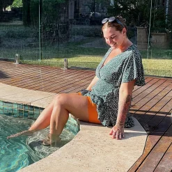 Stay Cool Chub Rub Shorts - Papaya