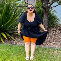 Stay Cool Chub Rub Shorts - Papaya