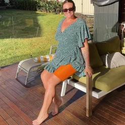 Stay Cool Chub Rub Shorts - Papaya