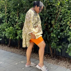 Stay Cool Chub Rub Shorts - Papaya