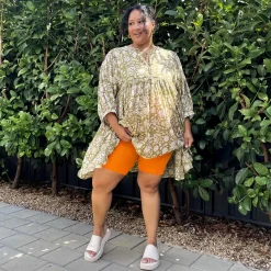 Stay Cool Chub Rub Shorts - Papaya