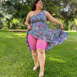 Stay Cool Chub Rub Shorts - Pink Lady