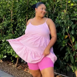 Stay Cool Chub Rub Shorts - Pink Lady
