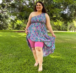 Stay Cool Chub Rub Shorts - Pink Lady