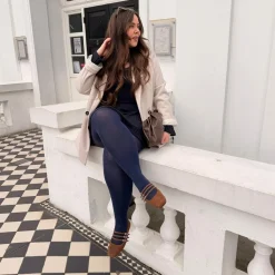 Stay Cool 80 Denier Tights - Navy