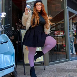 120 Super-Opaque Denier Tights - Bats