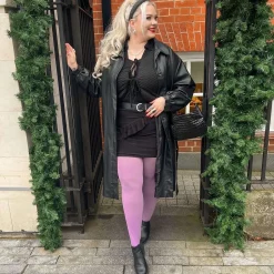 120 Super-Opaque Denier Tights - Bats