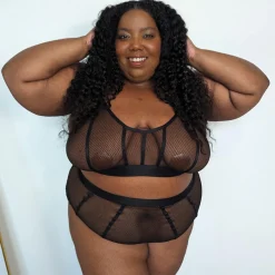 Tangled Fishnet Bra