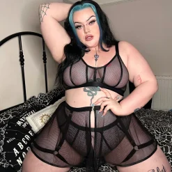 Tangled Fishnet Bra