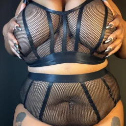 Tangled Fishnet Bra