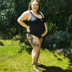 That loving feel'in Maternity Swimsuit - Black