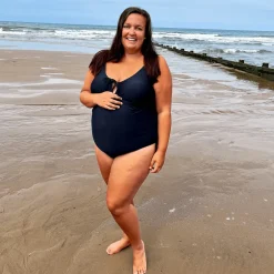 That loving feel'in Maternity Swimsuit - Black