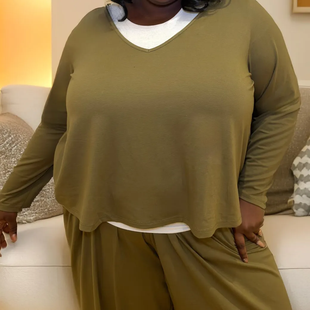 The Marsha Top - Olive