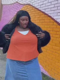 The Marsha Top - Orange
