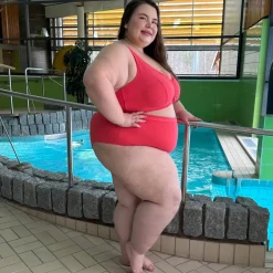 There Can Be Only One Bikini Top - Coral
