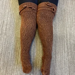 Thigh High Socks - Hot Chocolate