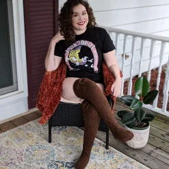 Thigh High Socks - Hot Chocolate