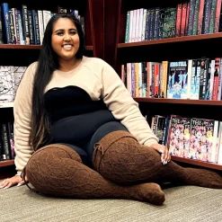 Thigh High Socks - Hot Chocolate