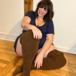Thigh High Socks - Hot Chocolate