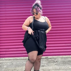 Thighs the Limit Fishnets - Black