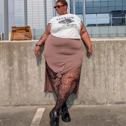 Thighs The Limit Fishnets - Timewarp - Black