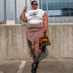 Thighs The Limit Fishnets - Timewarp - Black