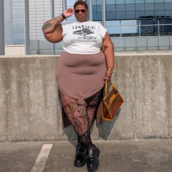 Thighs The Limit Fishnets - Timewarp - Black