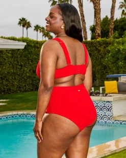 Tidelands Bikini Top - Red