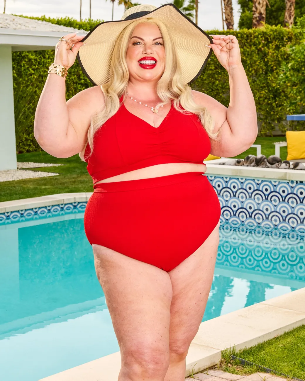 Tidelands Bikini Top - Red