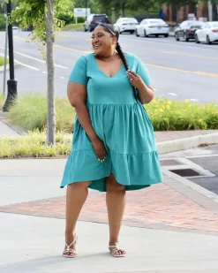 Tiered Mini Dress - Beach Bum