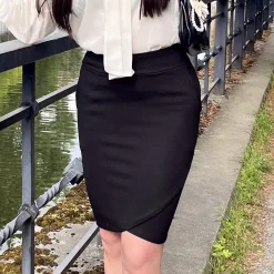 Tulip Mini Skirt - Black