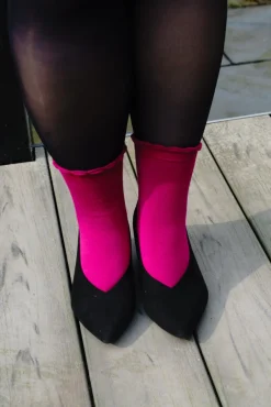 Ultimate Bamboo Ankle Socks - Hibiscus