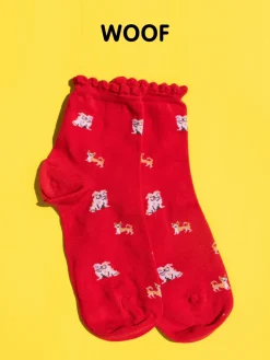 Ultimate Bamboo Ankle Socks - Woof