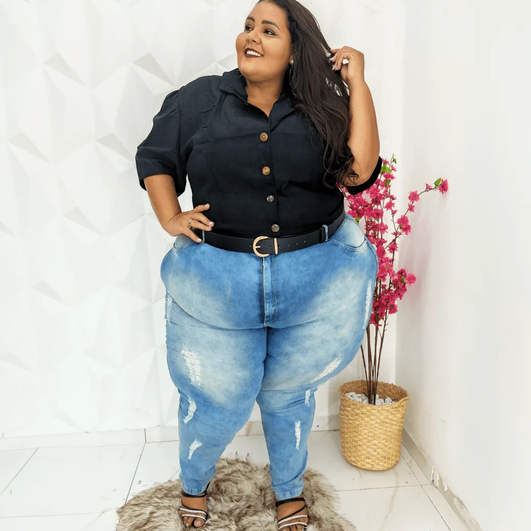 Vegan Leather Waist Belt - Gold