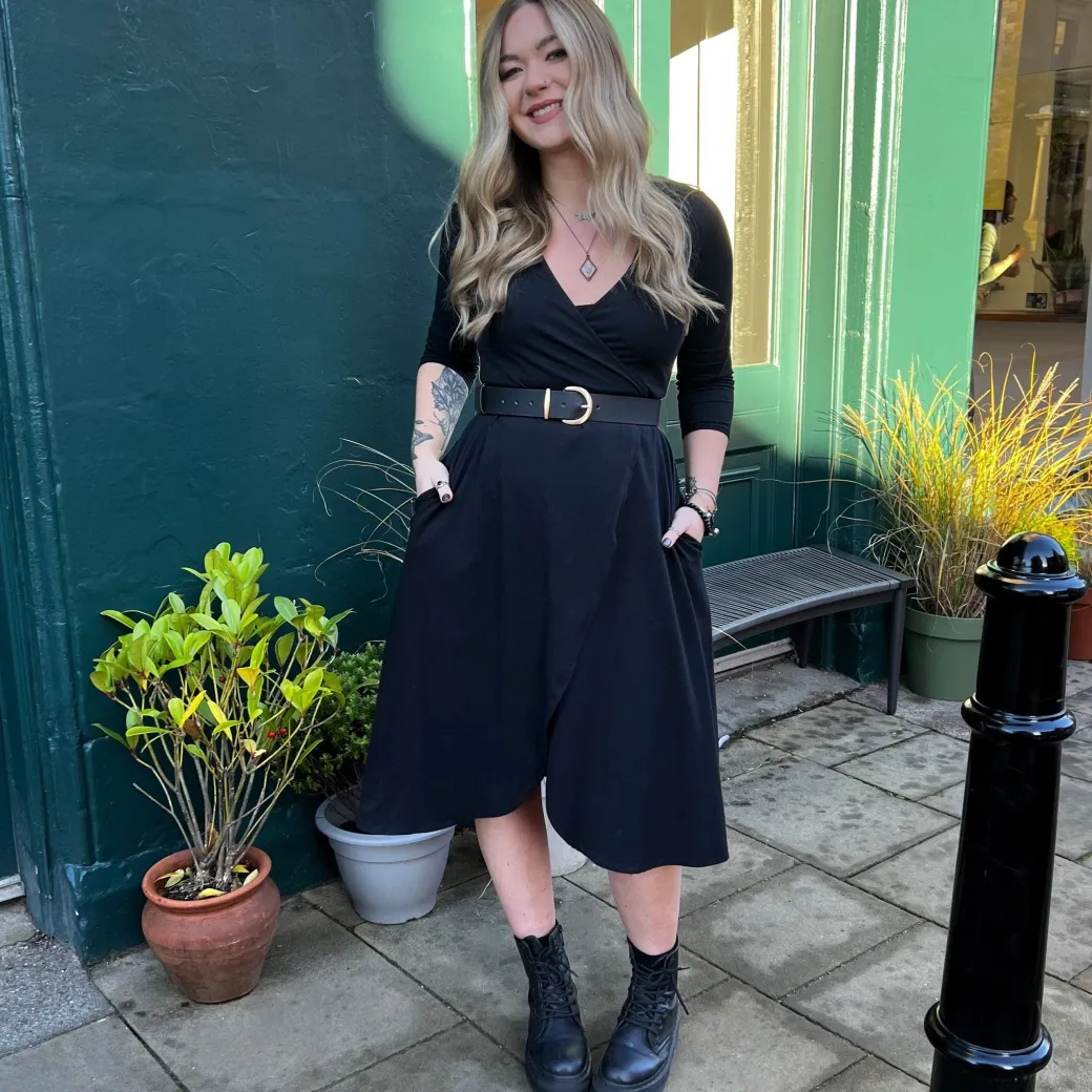 Vegan Leather Waist Belt - Gold