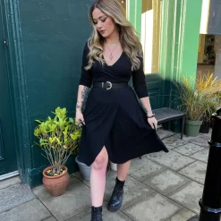 Vegan Leather Waist Belt - Gold