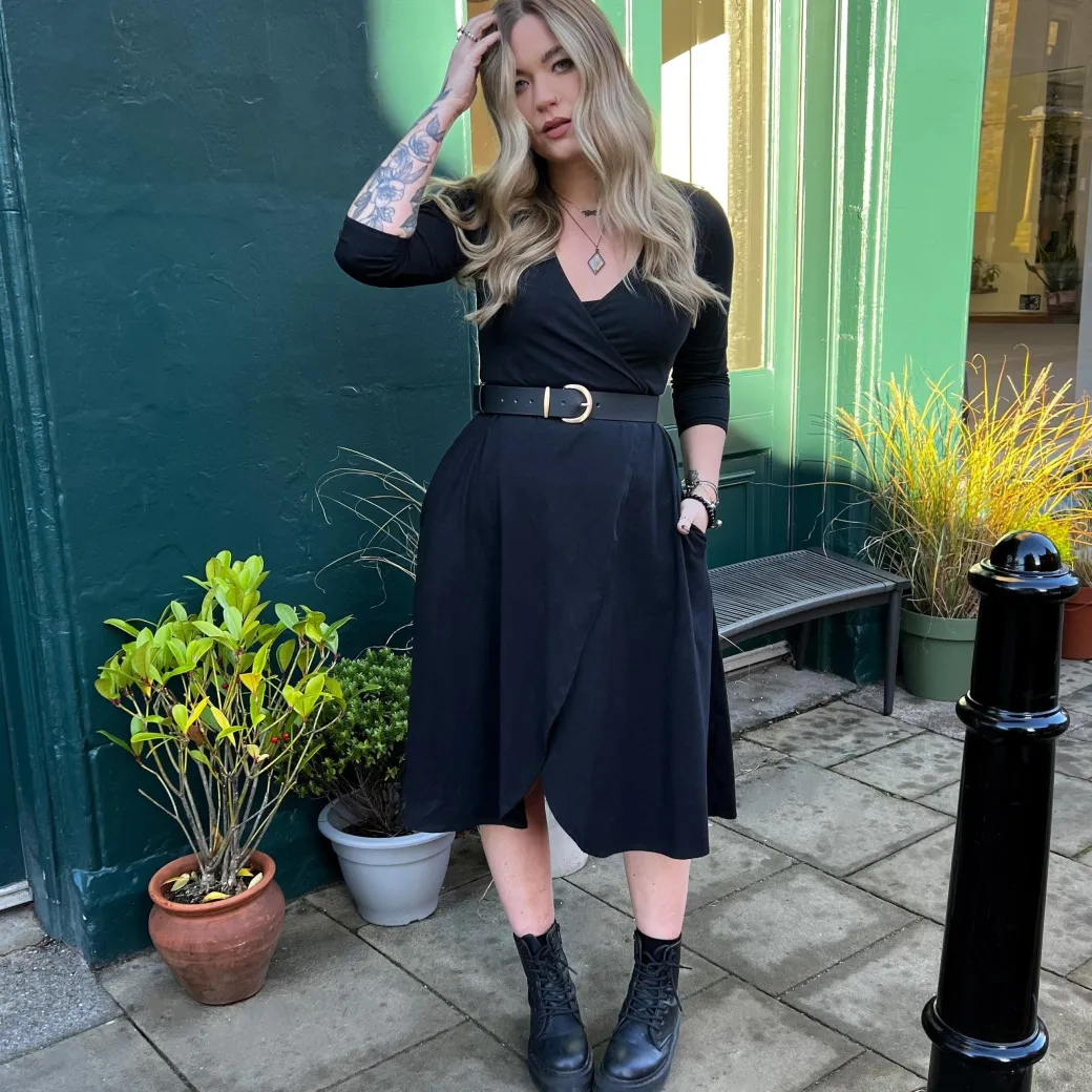 Vegan Leather Waist Belt - Gold