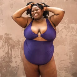 Wax on, Wax off Swimsuit - Purple