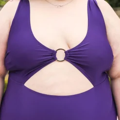 Wax on, Wax off Swimsuit - Purple
