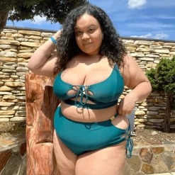 What Babe? Bikini Top - Teal