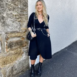 Wrap Dress - Black