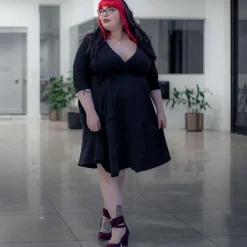 Wrap Dress - Black