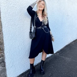 Wrap Dress - Black