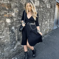 Wrap Dress - Black
