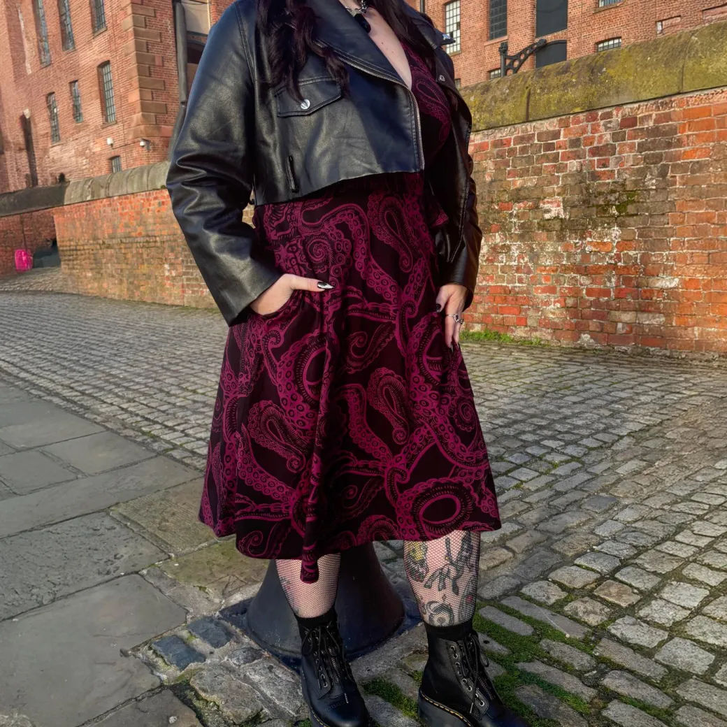 Wrap Dress - Kraken's Embrace